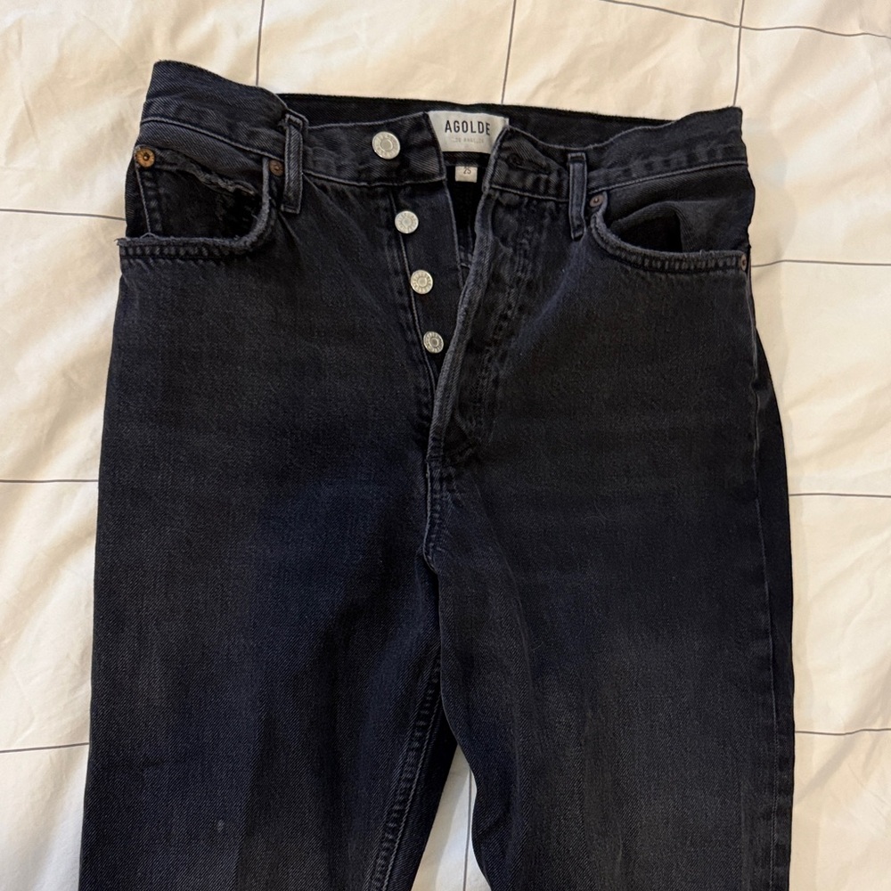 Agolde Dark Straight Jeans